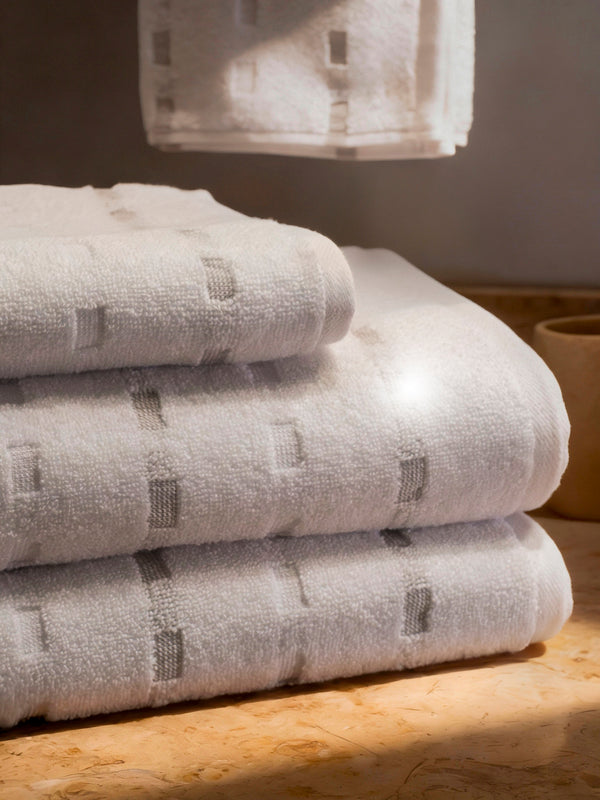 Toalla Tricolor Blanca 550 Gsm Hotel Xperience