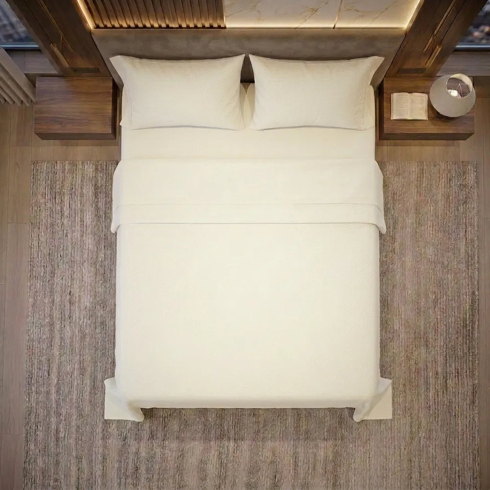 Juego De Sabanas T144 De Hotel Xperience Beige