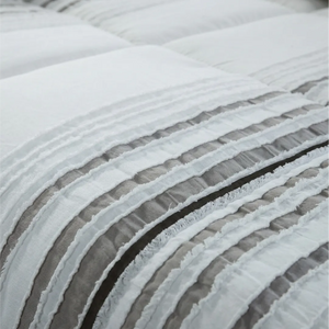 Comforter Quilt Eira Blanco - Negro