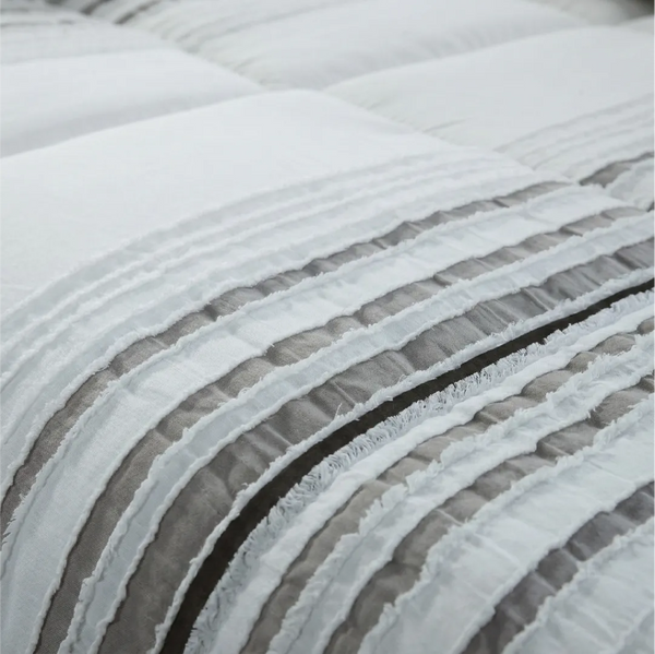 Comforter Quilt Eira Blanco - Negro