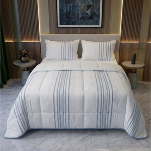 Comforter Quilt Eira Blanco - Azul