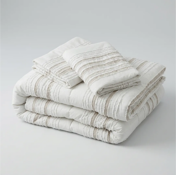 Comforter Quilt Eira Blanco - Beige