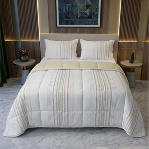 Comforter Quilt Eira Blanco - Beige