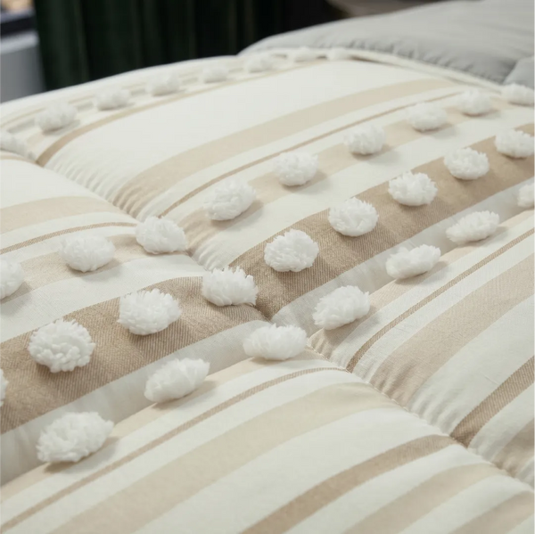 Comforter Quilt Orbe Blanco - Beige