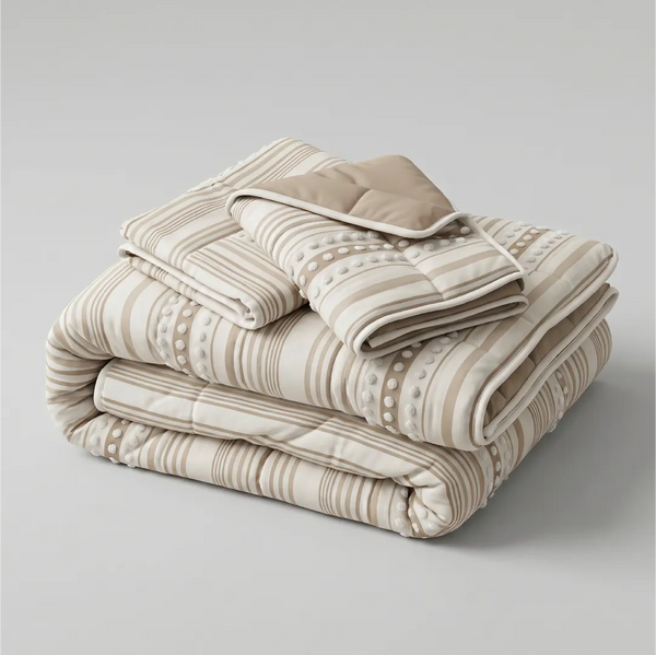 Comforter Quilt Orbe Blanco - Beige