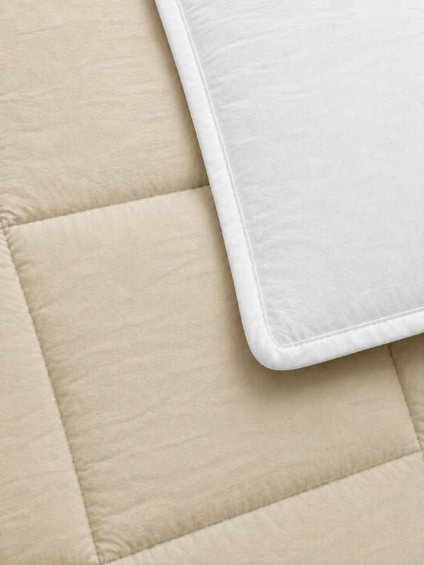 Comforter Quilt Cotton Sense   Beige -Blanco