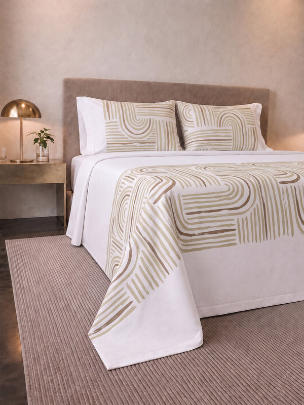 Juego De Sábana  Estampada T180 Grand Suite Line